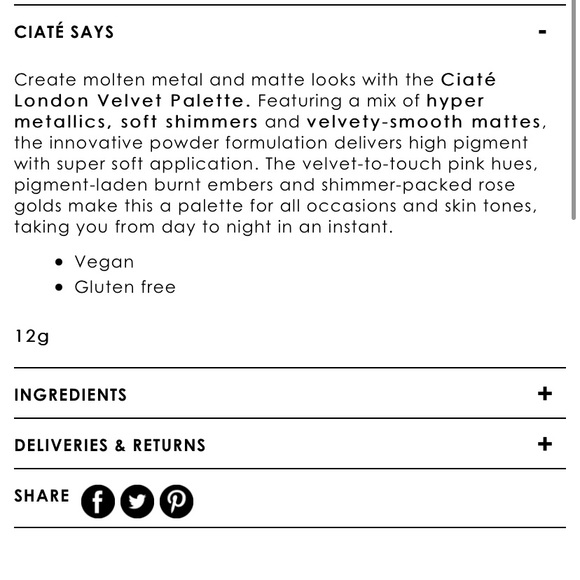 🆕 CIATÉ LONDON THE VELVET PALETTE 🎨🆕 - Picture 3 of 3